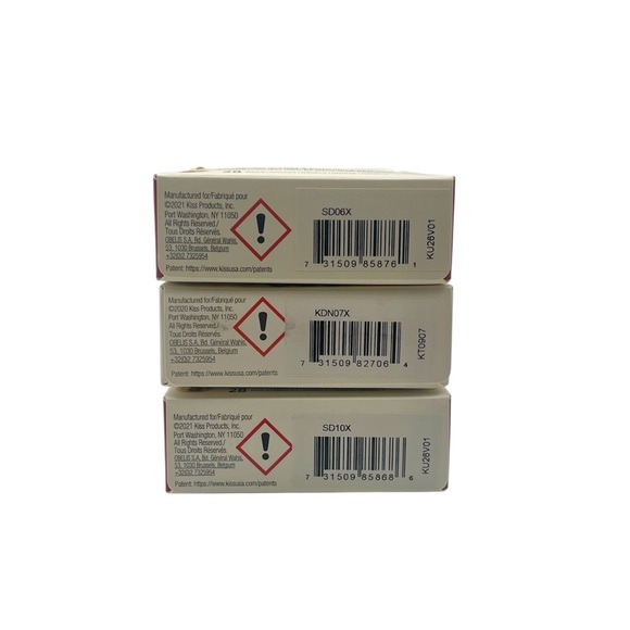 KISS Glue-On/Press-On Christmas Nails - Lot of 3 - Picture 8 of 8